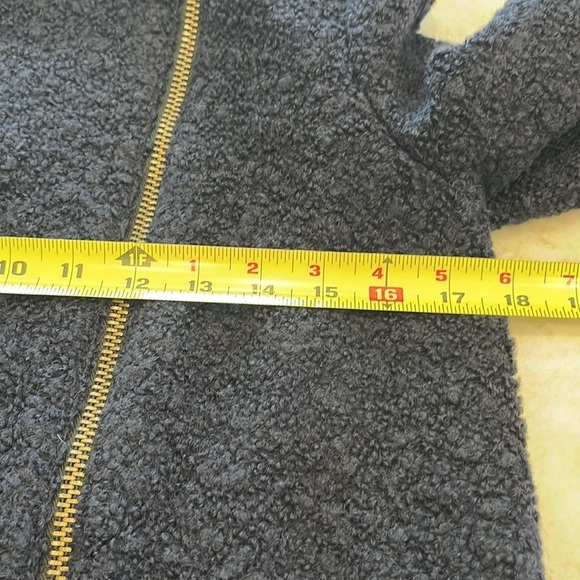 NEW Forever 21 Premium Label | Wool Boucle Jacket | Navy Blue | Small - Picture 10 of 11